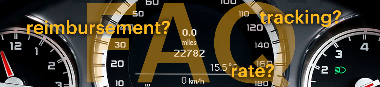 odometer on car dashboard 