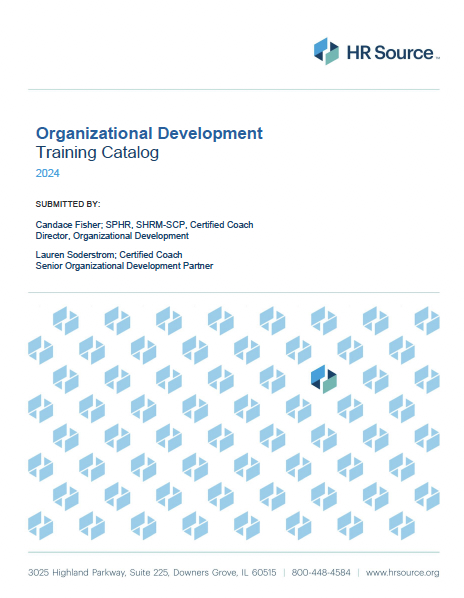 Training Catalog cover